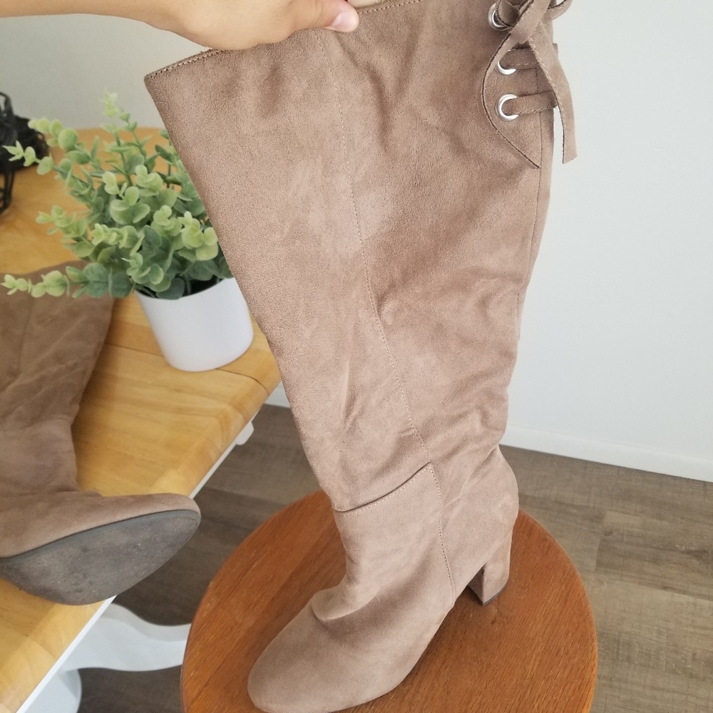 Knee High Suede Boots